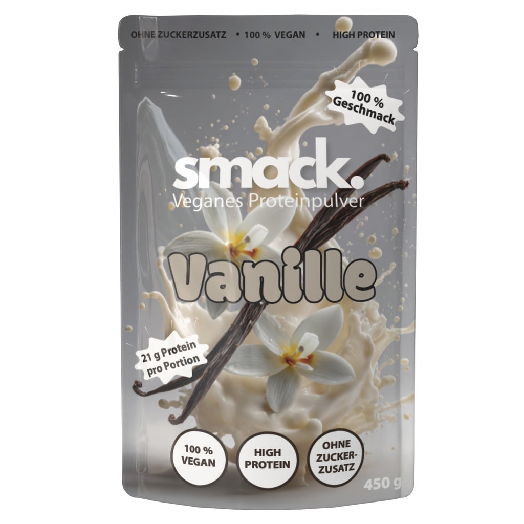 smack. Veganes Proteinpulver Vanille 450 Gramm
